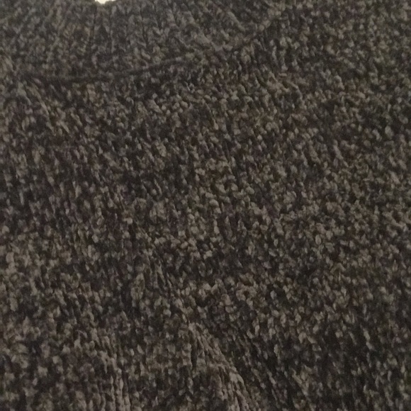 Soft Charcoal Grey Chenille Sweater - Picture 8 of 9